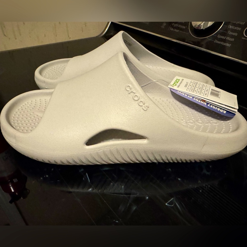 Mens Crocs Sliders size 10